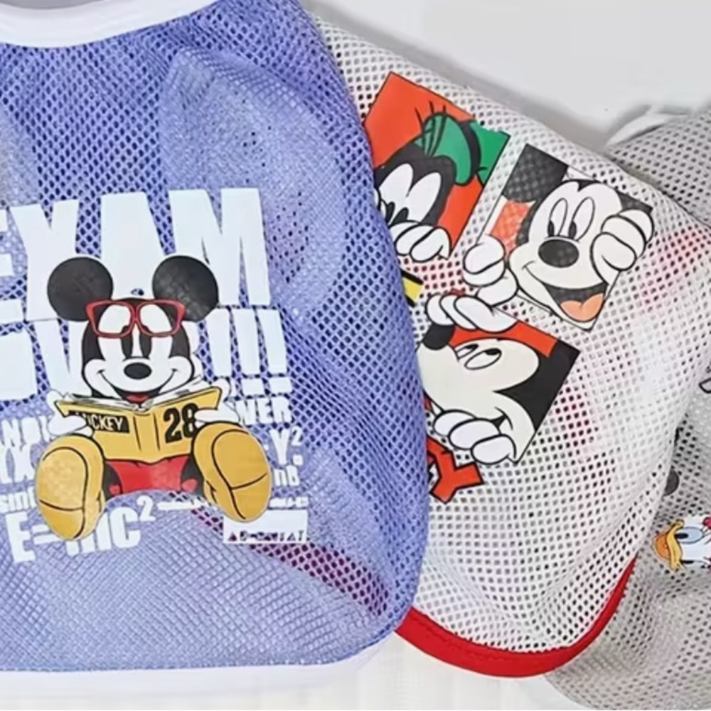 Disney Mesh Pet Shirt with Mickey Mouse in Blue and White